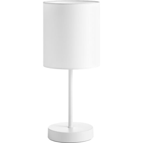 Lámpara de sobremesa SET E27 Blanco