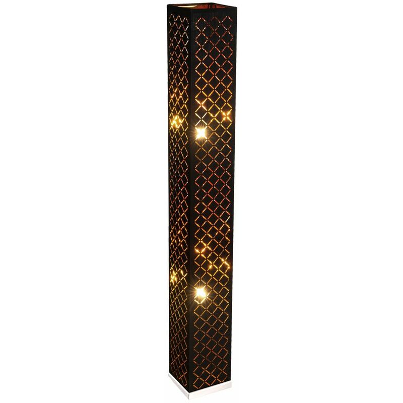 

Lámpara de soporte de diseño negro Salón del sueño Techo Reflector Soporte de textil Luminaria ORO Globo 15229S2