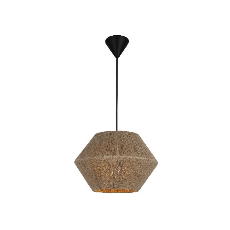 

Lampara de suspension Armut - arana - Lampara de techo - Marron en Metal, hilo, 30 x 30 x 100 cm, 1 x E27, Max 40W