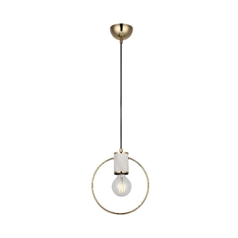 

Lampara de suspension Bolle - arana - Lampara de techo - Oro en Metal, 10 x 22 x 105 cm, 1 x E27, Max 40W