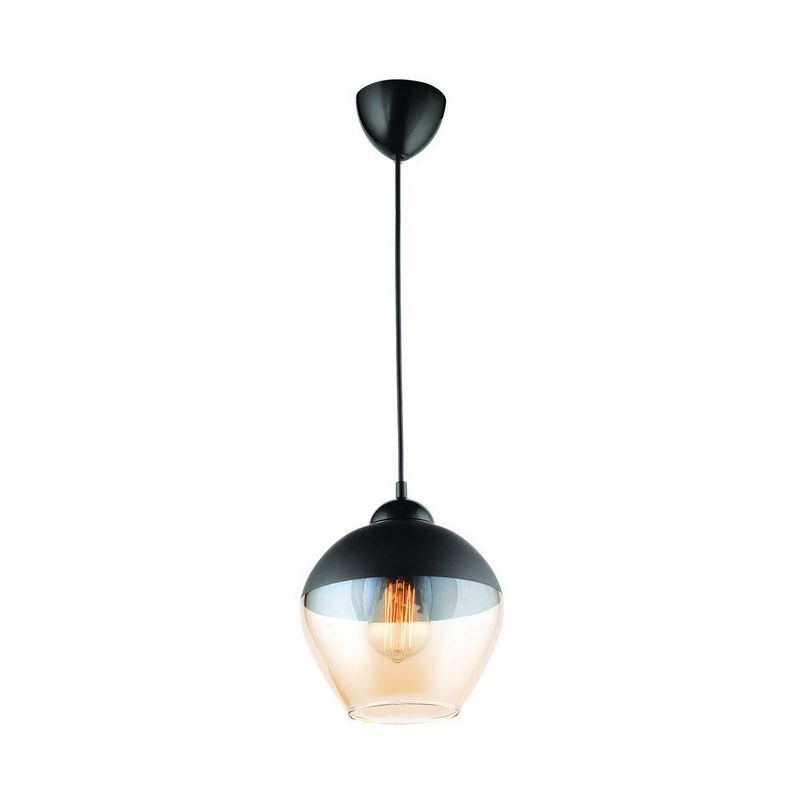 

Lampara de Suspension Datca - Arana - de techo - Negro en Vidrio, Plastico, 100 x 3 x 60 cm, 1 x E27, 60W