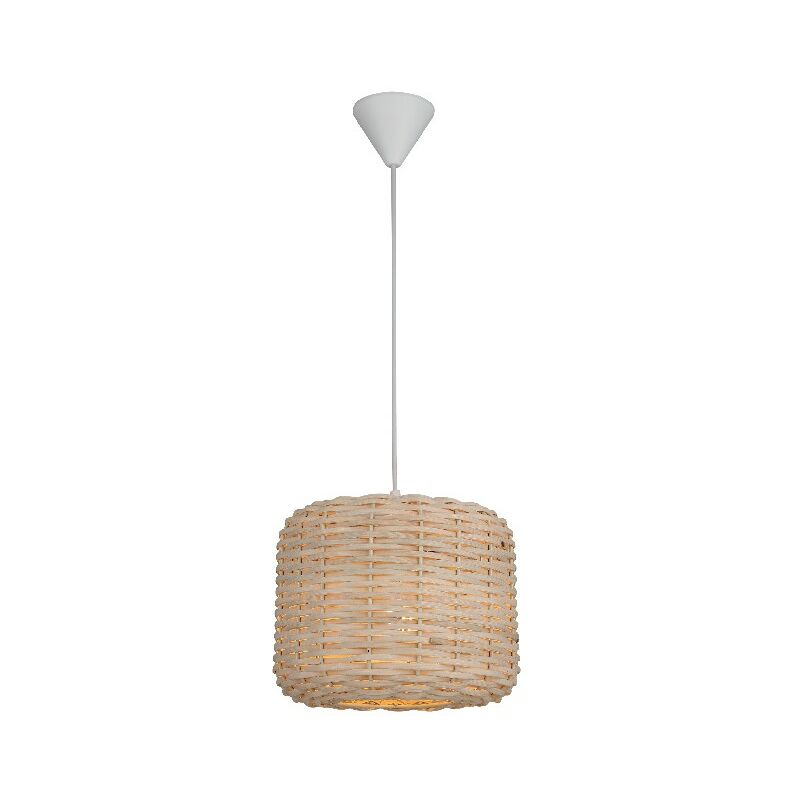 

Lampara de suspension Garden - arana - Lampara de techo - Crema en Metal, bambu, 25 x 25 x 100 cm, 1 x E27, Max 40W