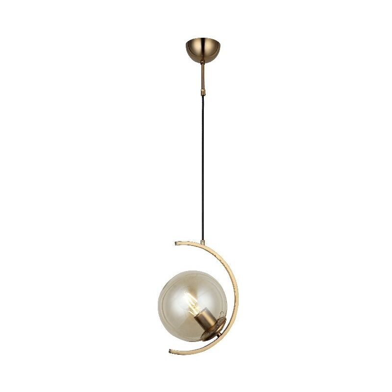 

Lampara de suspension Multi - arana - Lampara de techo - Oro en Metal, Vidrio, 18 x 22 x 115 cm, 1 x E27, Max 40W