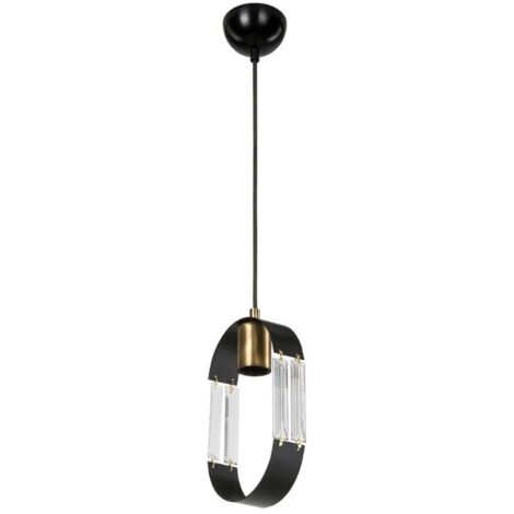 Lámpara de suspensión Nova ASZ1136 colgante negro