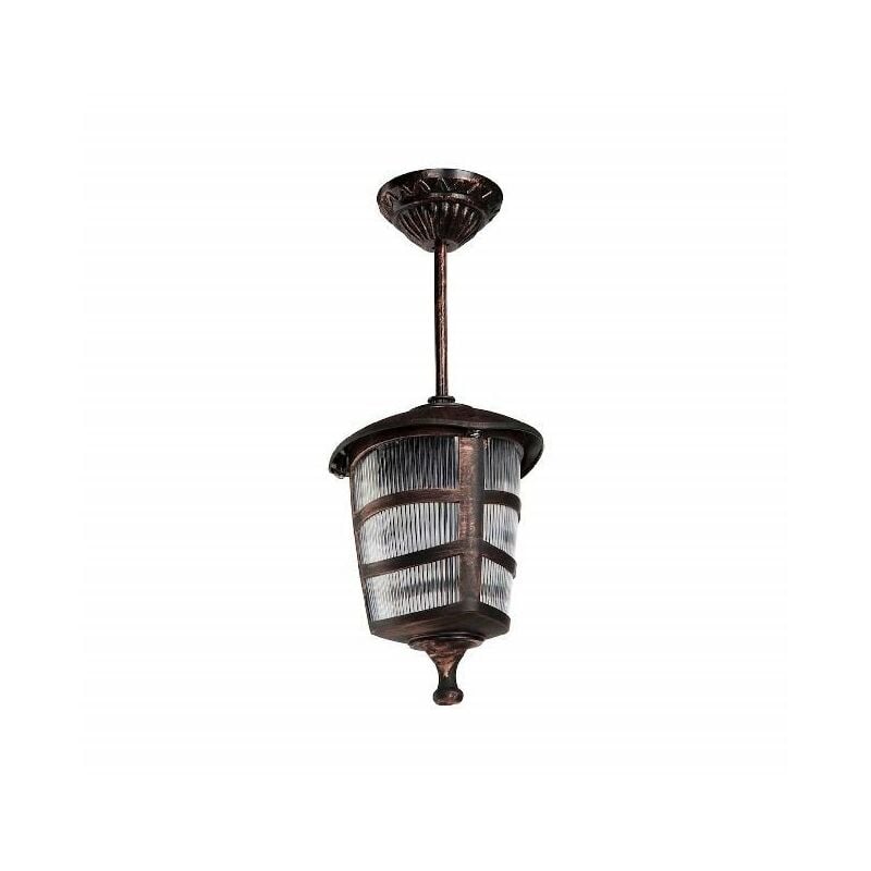 

Lampara de suspension Optic - Lampara de techo - Lampara de techo - Cobre en ABS, 17 x 17 x 42 cm