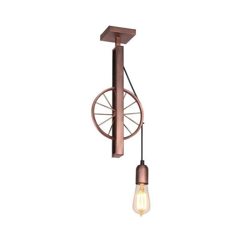 

Lampara de Suspension Pav - Lampara de techo - Lampara de techo - Cobre en Metal, 18 x 10 x 45 cm, 1 x E27, 60W