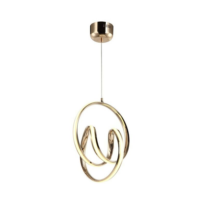 

Homemania - Lampara de Suspension Petrino - Arana - Lampara de techo - Oro en Metal, 25 x 31 x 135 cm, 1 x LED, 44W, 3080LM, 3000K