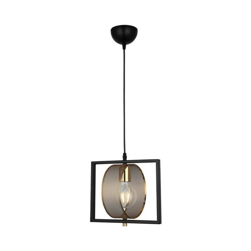 

Lampara de Suspension Sama - Arana - Lampara de techo - Oro, Negro en Metal, 7 x 25 x 103 cm, 1 x E27, 40W