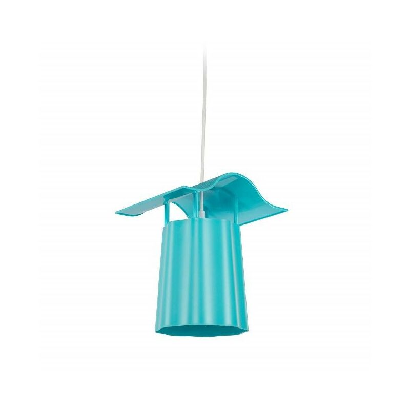 

Lampara de suspension Tree Lantern - Lampara de techo - Lampara de techo - Azul en Poliestireno, 22 x 19 x 70 cm