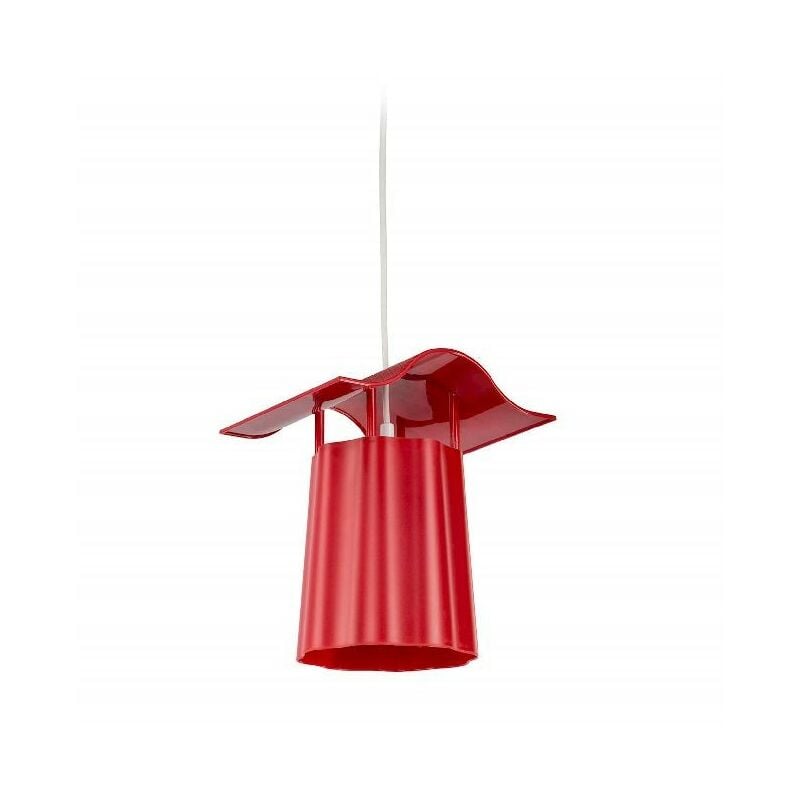 

Lampara de suspension Tree Lantern - Lampara de techo - Lampara de techo - Rojo en Poliestireno, 22 x 19 x 70 cm