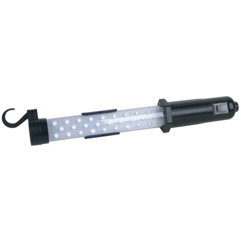 LAMPARA DE TALLER  27+9 LED DE BATERIA MANNESMANN
