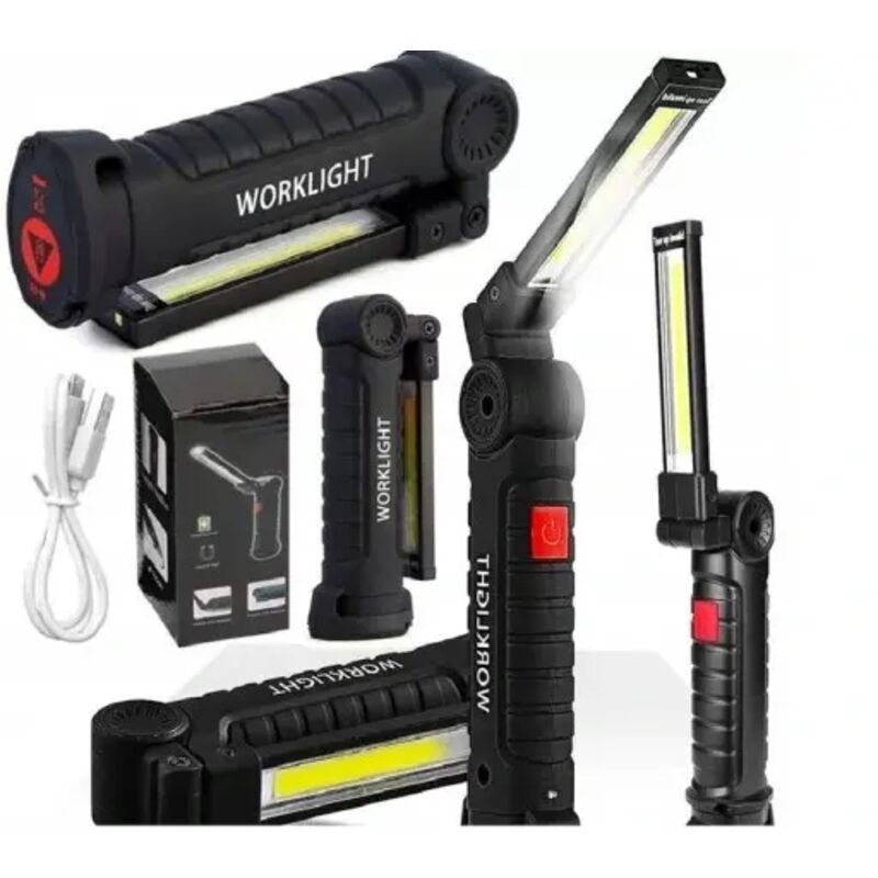 Lámpara De Taller Led - Linterna Con Imán