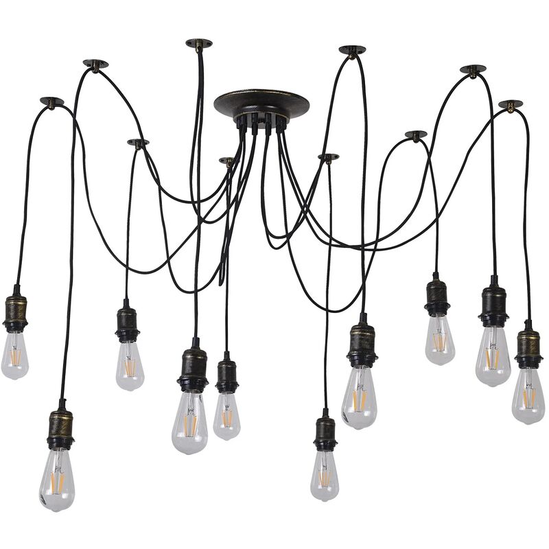 

Lúzete - Lámpara De Techo 10 Luces Carla Envejecido