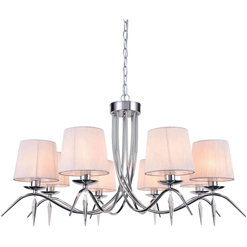 

LÁMPARA DE TECHO 8 LUCES ELEGANCY - Lúzete