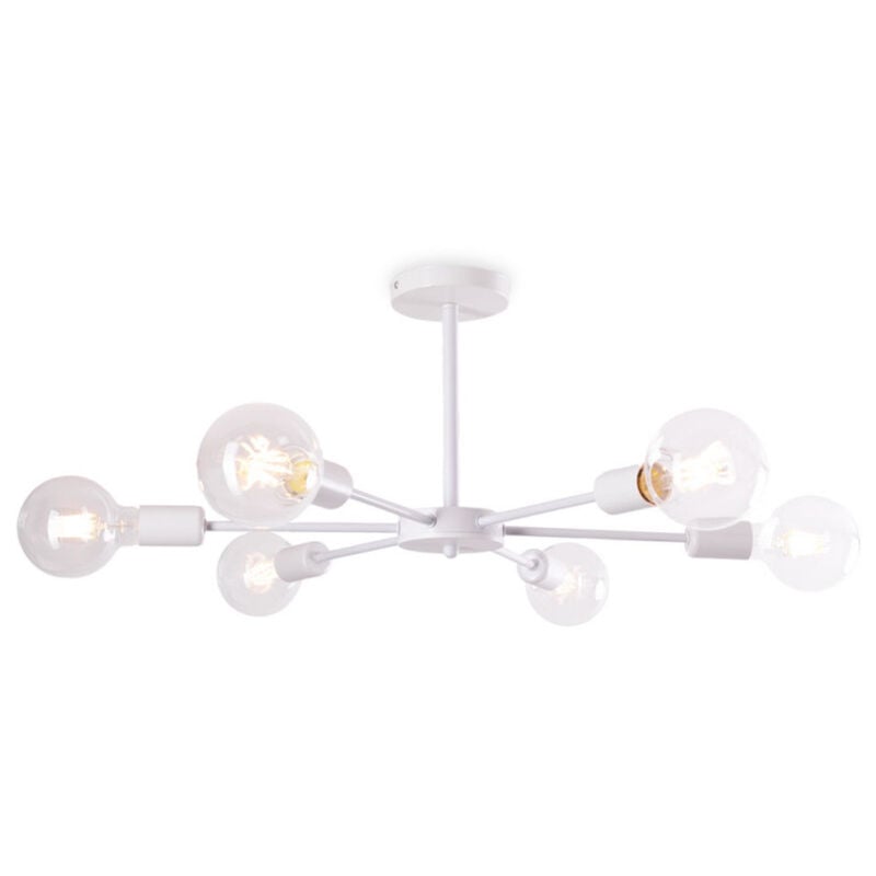 

Lámpara de Techo 'Adam' [SKD-P8001-BK] | Blanco (SKD-P8001-BK)