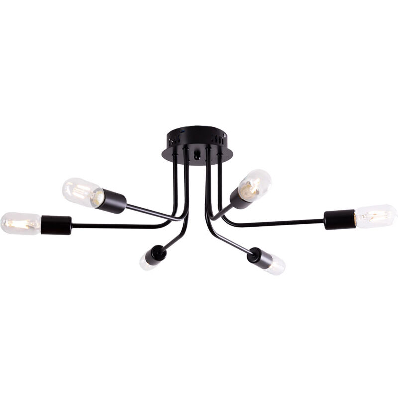 

Lámpara de Techo 'Adrian' [SKD-P8002-BK] | Blanco (SKD-P8002-BK)