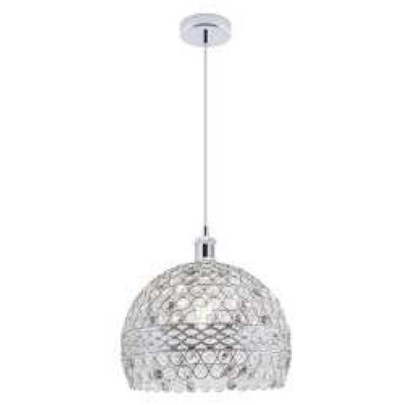 

Colgante madelo Travis acabado cromo y cristal 31 cm(alto) 25 cm(ancho) 25 cm(fondo