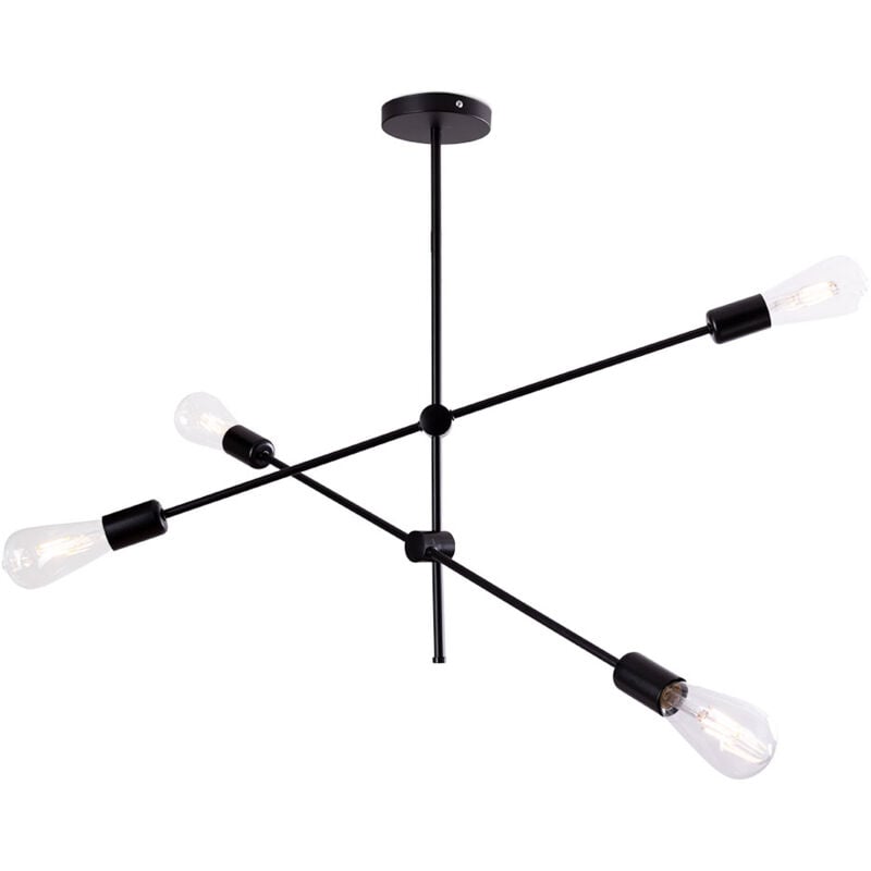 

Lámpara de Techo "Alan" [SKD-P8003-BK] | Blanco (SKD-P8003-BK)