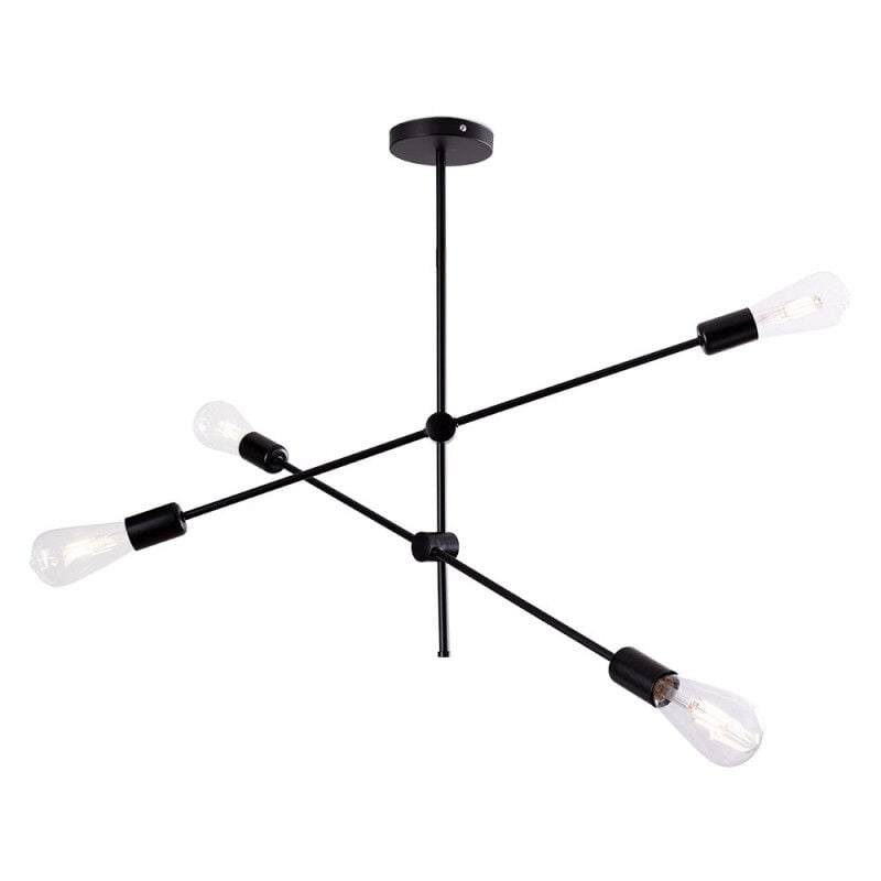 

Lámpara de Techo 'Alan' [SKD-P8003-BK] | Negro (SKD-P8003-BK)
