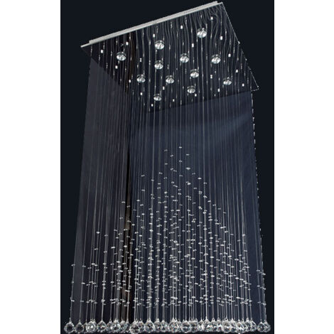 Lámpara de Techo ALICE 12xGU10 L.80xAn.80xAl.160cm Cromo