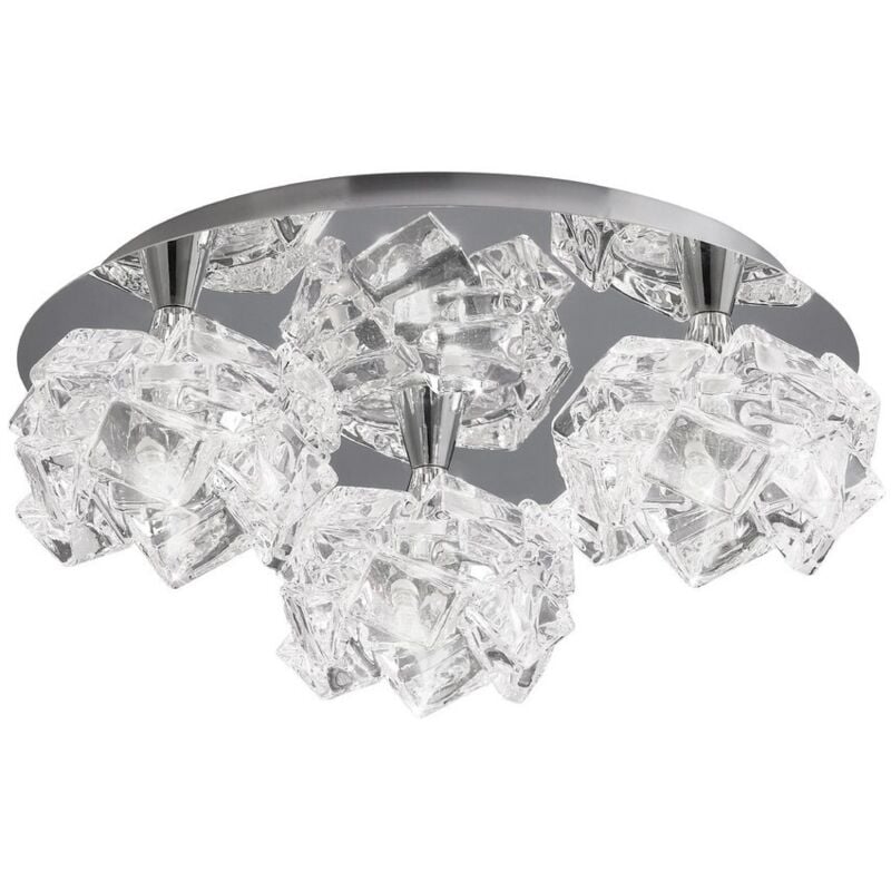 

Lámpara de techo Artic 3 Bulbs G9 round Small, cromo pulido