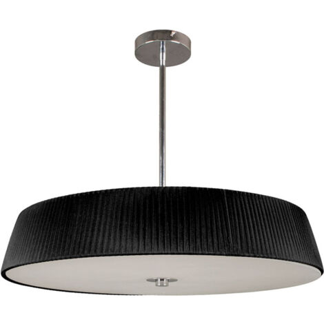 Lámpara de Techo ASTRID grande 6xE27 60d Negro/Cromo