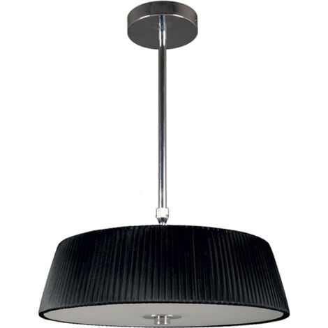 Lámpara de Techo ASTRID pequeño 3xE27 38d Negro/Cromo