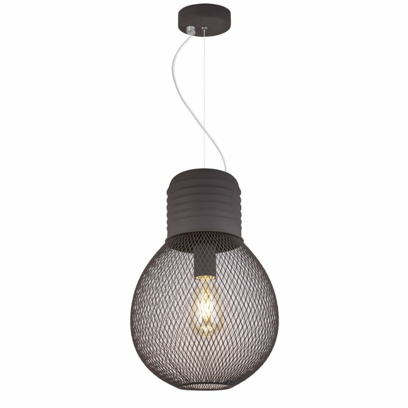 

Colgante en forma de bombilla AUSTIN metal marron de - Alemar