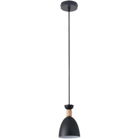 Lámpara de techo "Cloe" (1xE27) – Negro