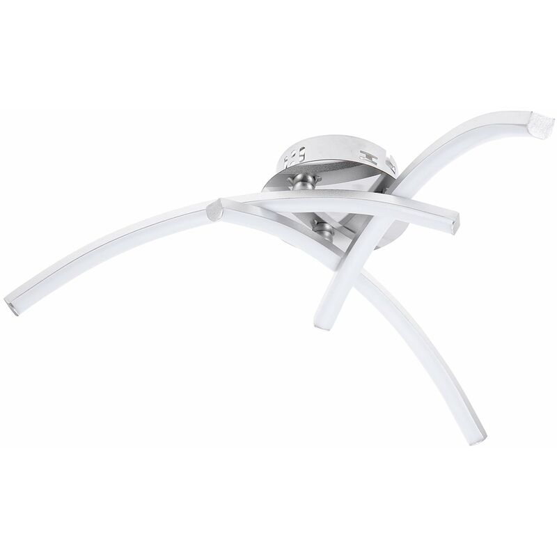 

Lampara de techo, cocina, sala de estar, dormitorio, lampara colgante moderna,3 ramas L-ED Light, blanco, 18W