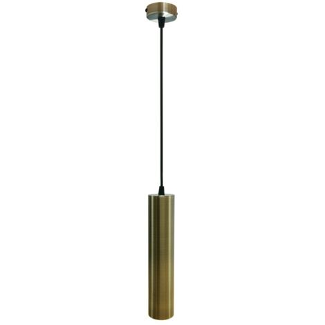 Lámpara de techo colgante Ari Cuero 1xGU10