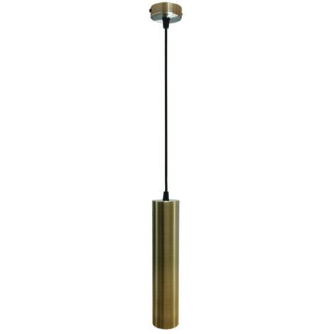 Lámpara de techo colgante Ari Cuero 1xGU10