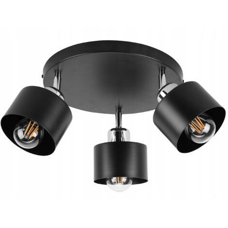 LÁMPARA DE TECHO COLGANTE DE METAL E27 LED