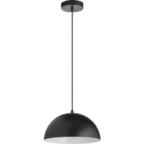 Lámpara de techo colgante GOKO negro mate