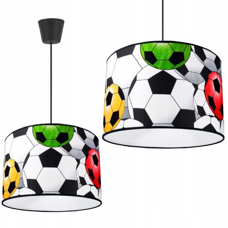 LÁMPARA DE TECHO COLGANTE INFANTIL PANTALLA LED BOLAS