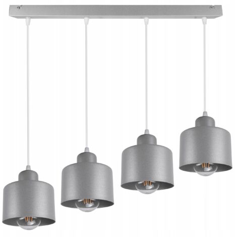 LÁMPARA DE TECHO COLGANTE LED DE METAL