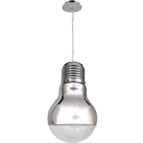 Lámpara de techo colgante LUZ 1xE27 29d Cromo