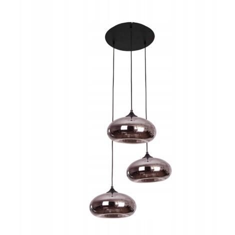 Lámpara de techo colgante para sala de estar, comedor, pantallas de vidrio.