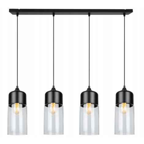 LÁMPARA DE TECHO COLGANTE, PLAFÓN DE CRISTAL, LÁMPARA LED