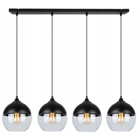 LÁMPARA DE TECHO COLGANTE, PLAFÓN DE CRISTAL, LÁMPARA LED