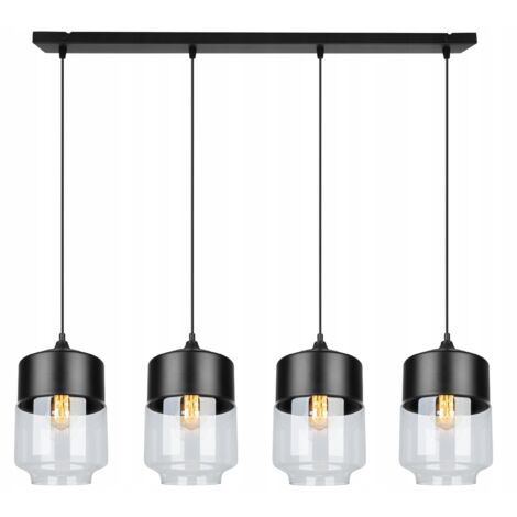 LÁMPARA DE TECHO COLGANTE, PLAFÓN DE CRISTAL, LÁMPARA LED