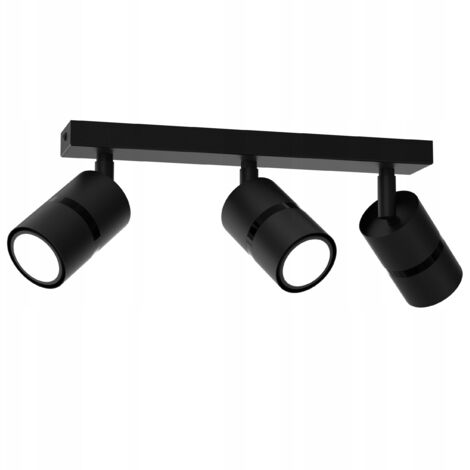 LÁMPARA DE TECHO CON FOCO ORIENTABLE TIRA DE LED