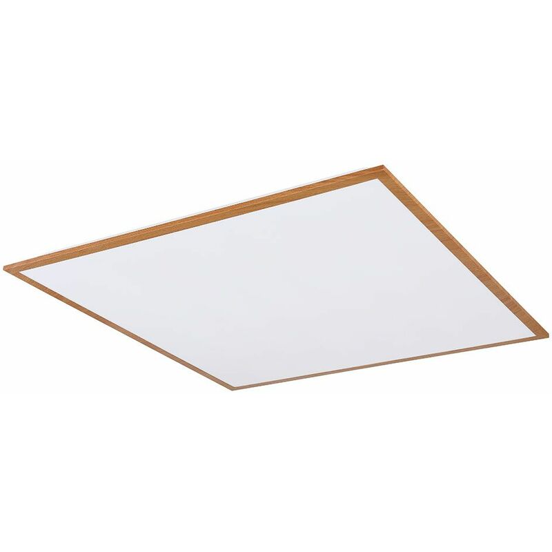 

Lámpara de techo con panel LED, iluminación de rejilla, luz de pasillo de madera ALU Ultra SLIM Globo 416080D3W