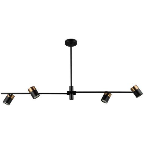 Lámpara de techo con reflectores ELICE PND588924BKBRO Italux