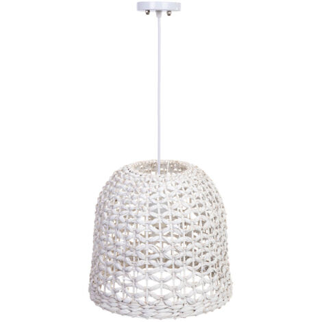 Lampara de techo de bambu D33x30