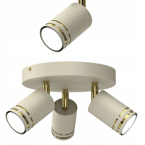 Lámpara de techo de cachemira, regulable, LED, GU10, pulida, foco, reflector