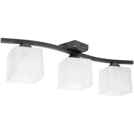 Lámpara de techo de cristal, 3x60W, LED