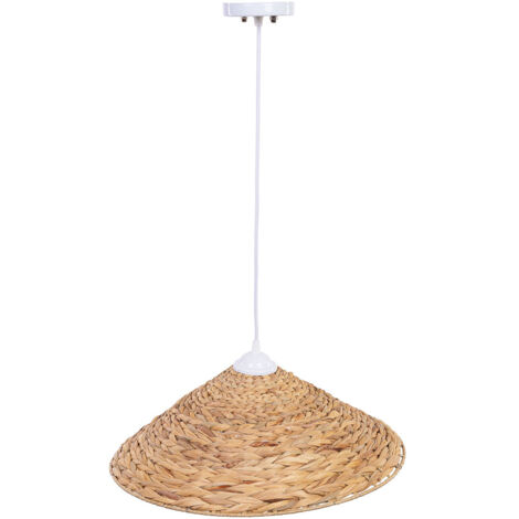 Lampara de techo de fibra de jacinto  D44x14