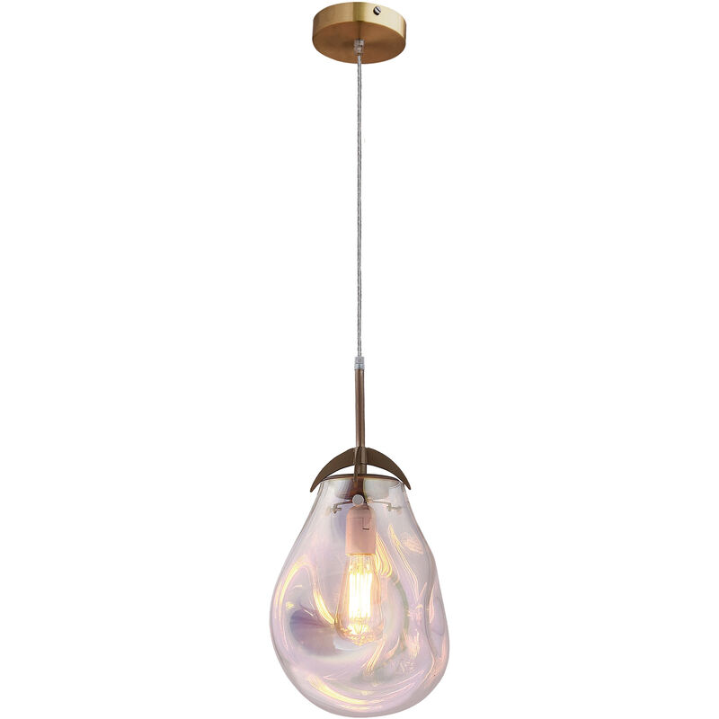 lumineca - Lampe Suspension Transparente Panist - 50231021670729