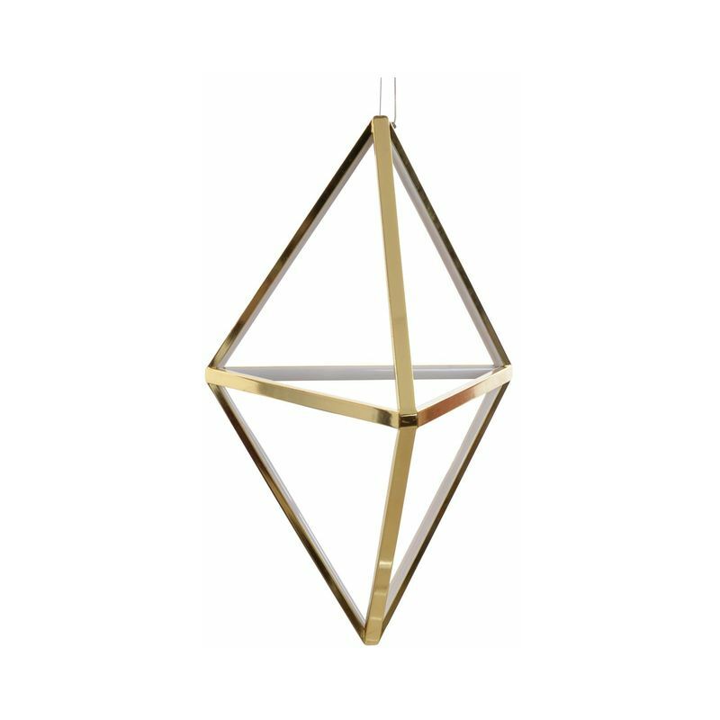 

Lámpara de Techo DKD Home Decor Acero LED Dorado 60 W (36 x 36 x 60 cm)